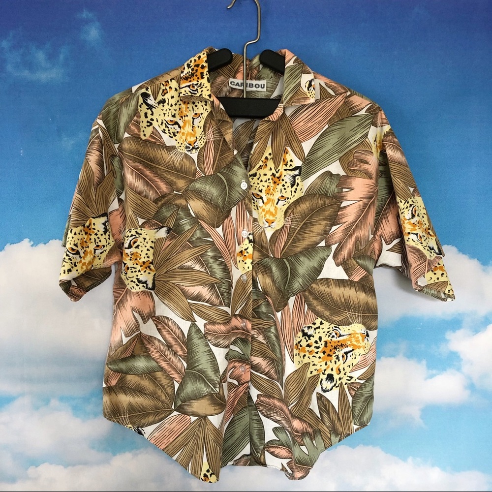 *sold* Jungle button up